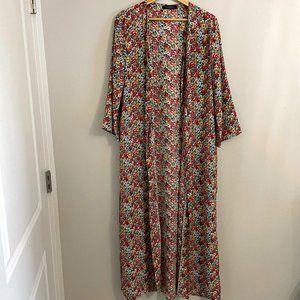Multicolor Floral Kimono